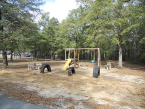 Playground at Fair Harbor RV Park and Campground