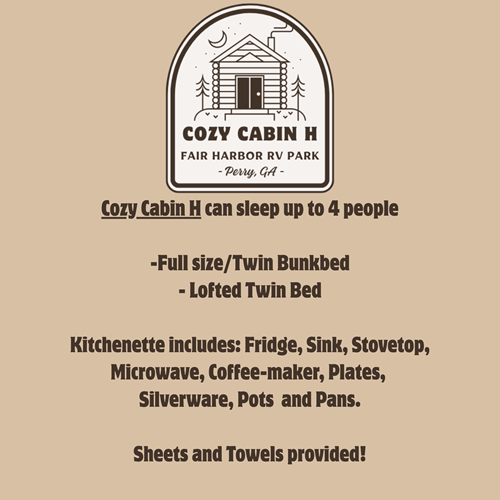 COZY CABIN H
