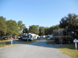 Easy Access to Campsites at Fair Harbor RV Park and Campground