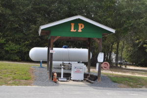 Easy access to LP GAS - Fair Harbor RV Park and Campground